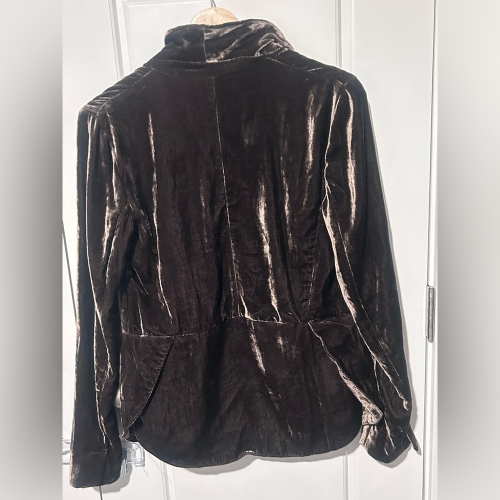 Anthropologie Cartonnier Velvet Blazer Size 4 - Picture 8 of 10